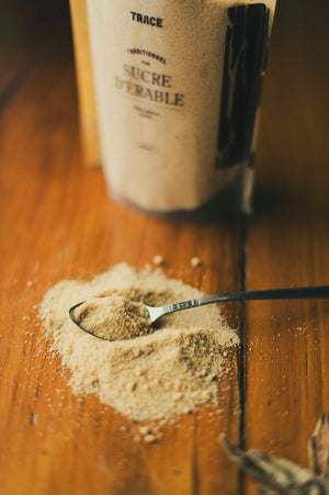 Granulated maple sugar